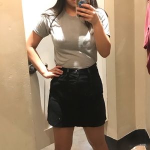 Brandy Melville/ Pacsun Black Corduroy Skirt